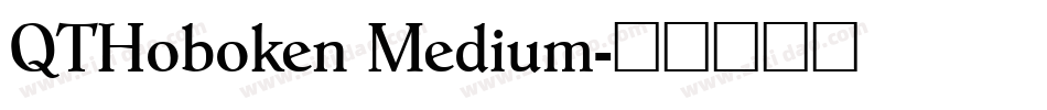 QTHoboken Medium字体转换